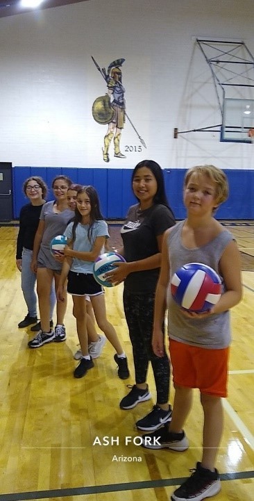 Lunchtime volleyball