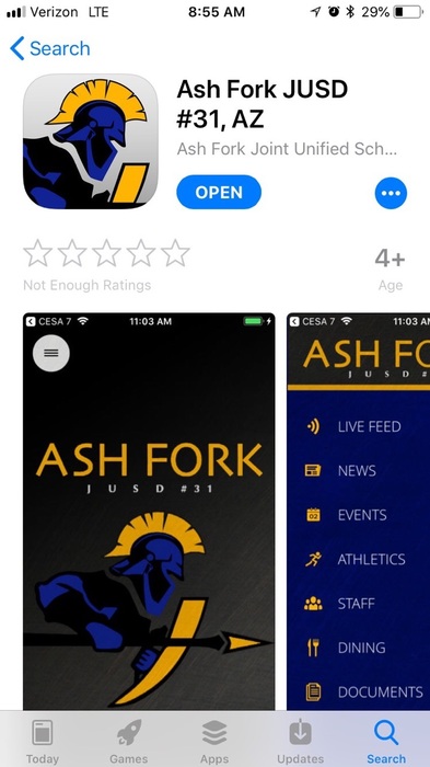 Ash Fork Schools new app available for download!