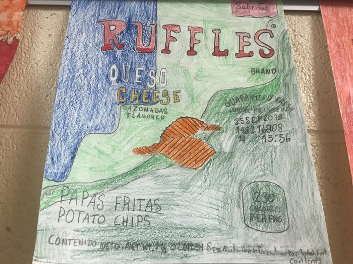 Ruffles bag