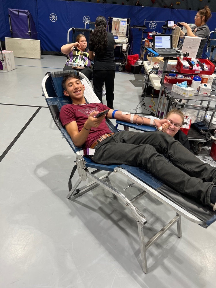 Andres’s first blood donation !