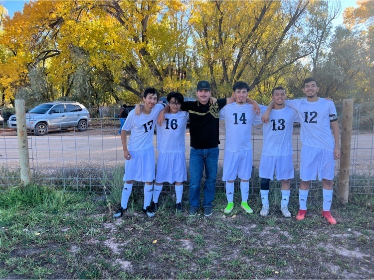 class of 2023 Soccer players. Hugo, Beto, Dom, Luis, Corey, and Elijah.